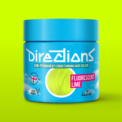 Directions - Fluorescent Lime