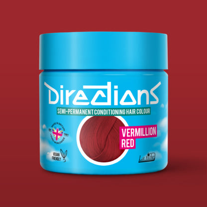 Directions - Vermillion Red