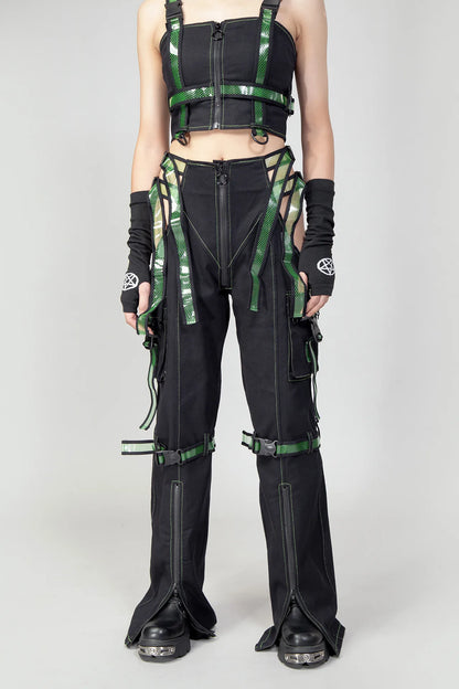 Cyber Doll Groen Broek