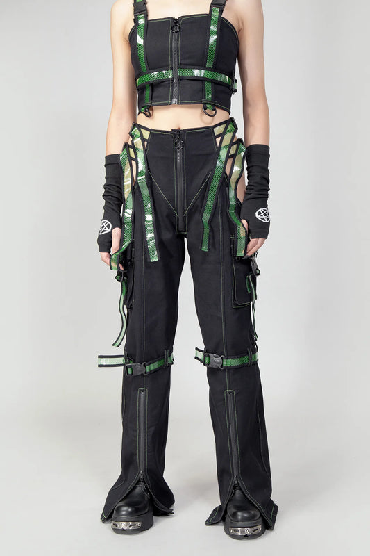 Cyber Doll Groen Broek