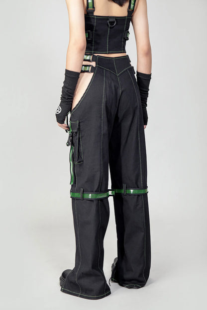 Cyber Doll Groen Broek