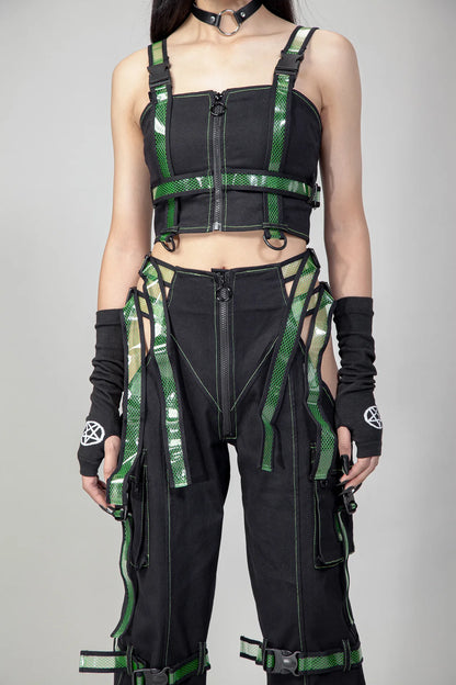 Cyber Doll Groen Broek