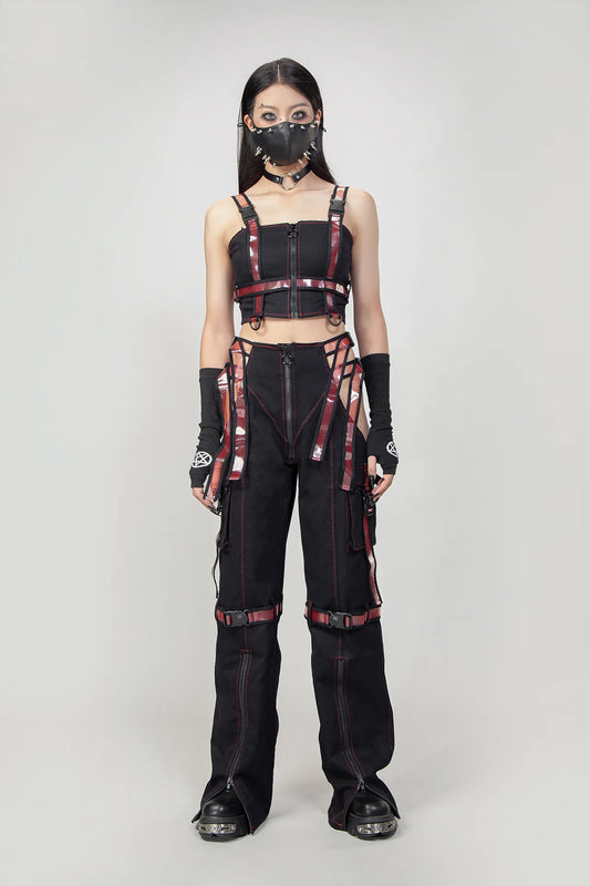 Cyber Doll Red Broek
