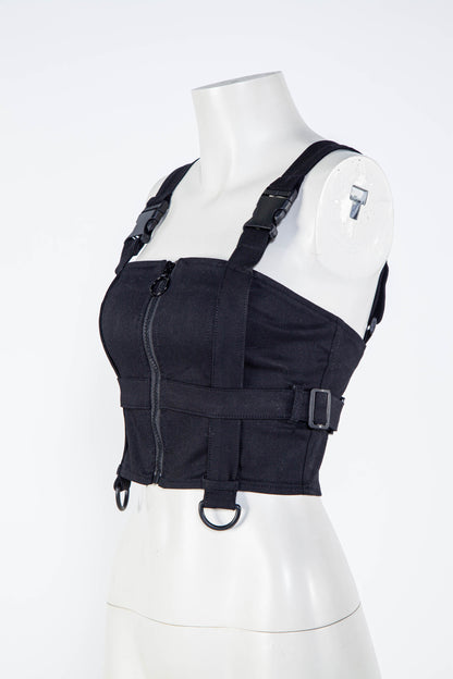 Cyber Doll Green Crop Top