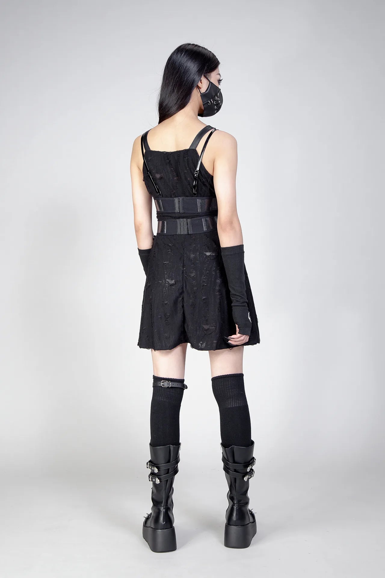 Kinky Cat Harnas Black