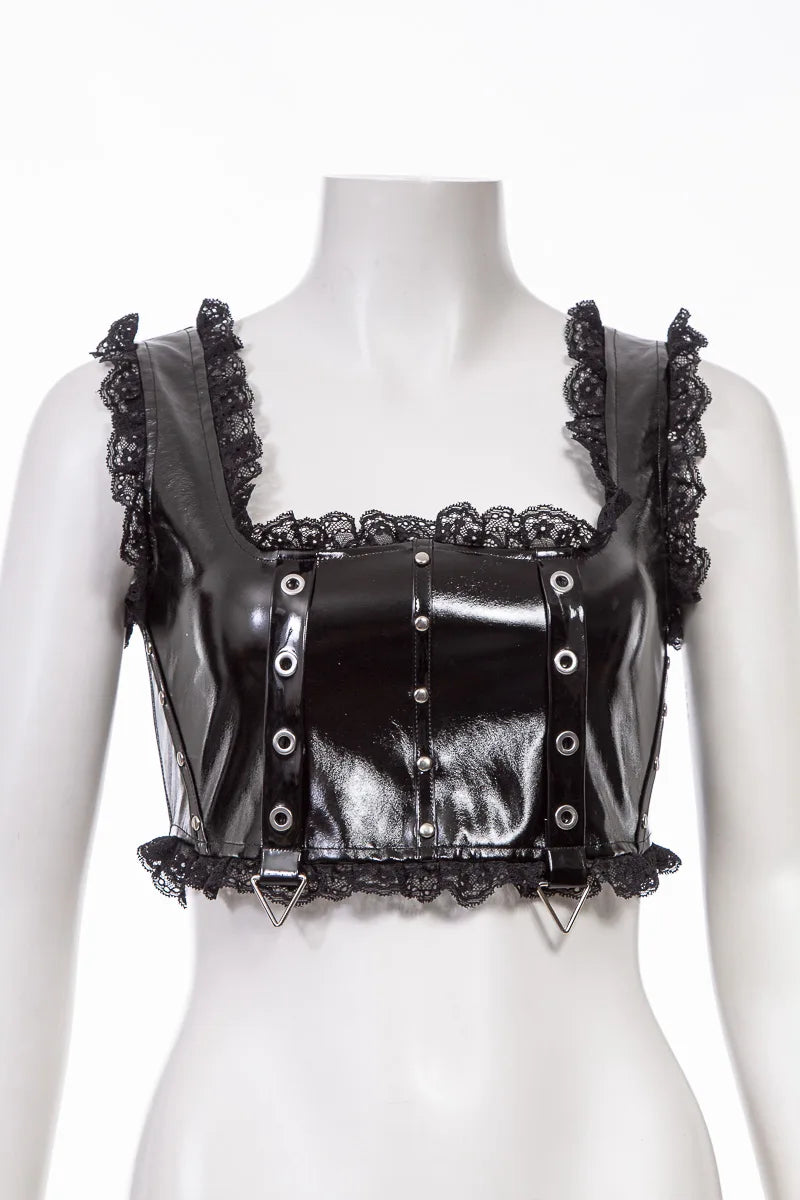 Faerie Doll Red PVC Top