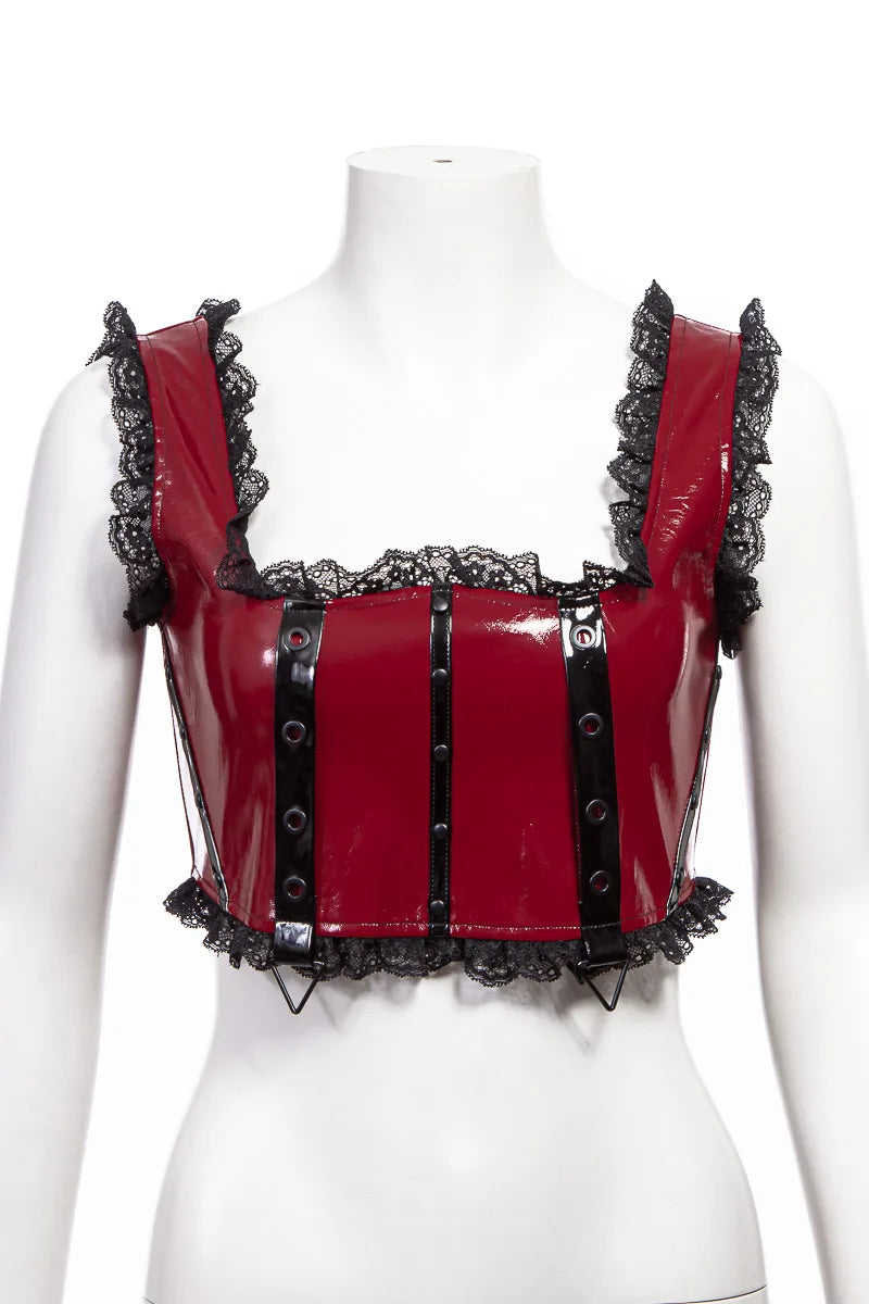 Faerie Doll Red PVC Top