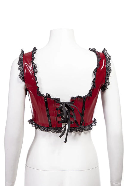 Faerie Doll Red PVC Top