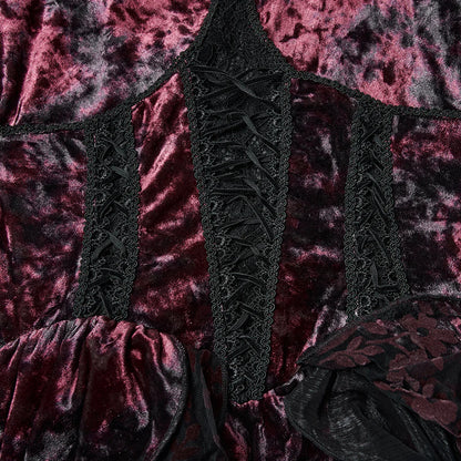 Gothic Marble Jurk Zwart