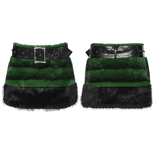 Hex Fur Emerald Green Rok