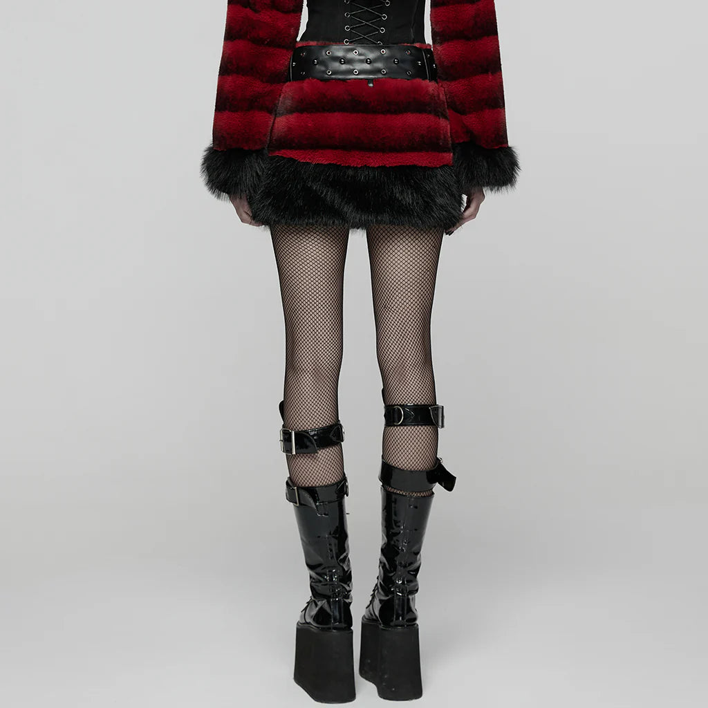 Hex Fur Blood Red Rok