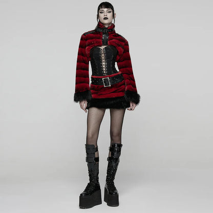 Hex Fur Blood Red Rok