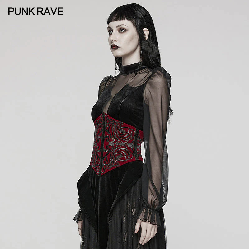 Royal Palace Black Waist Cincher