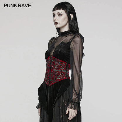Royal Palace Black Waist Cincher