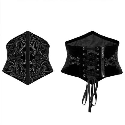 Royal Palace Black Waist Cincher