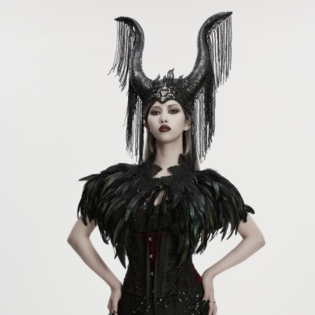 Black Swan's Palace Feather Bolero