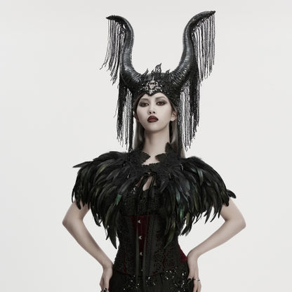 Black Swan's Palace Feather Bolero