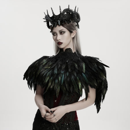 Black Swan's Palace Feather Bolero