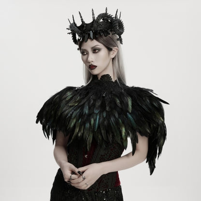 Black Swan's Palace Feather Bolero