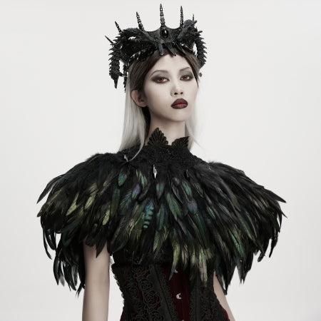 Black Swan's Palace Feather Bolero