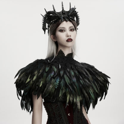 Black Swan's Palace Feather Bolero