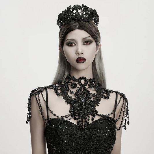 Black Moon Bride Bolero Choker