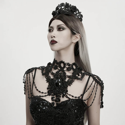 Black Moon Bride Bolero Choker