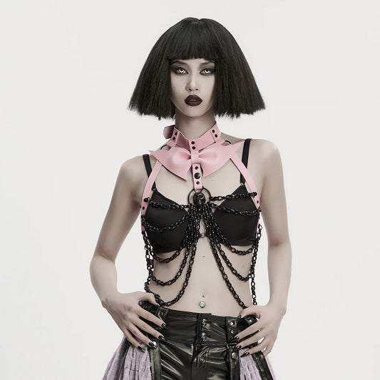 Demon Darling Pink Chained Harnas