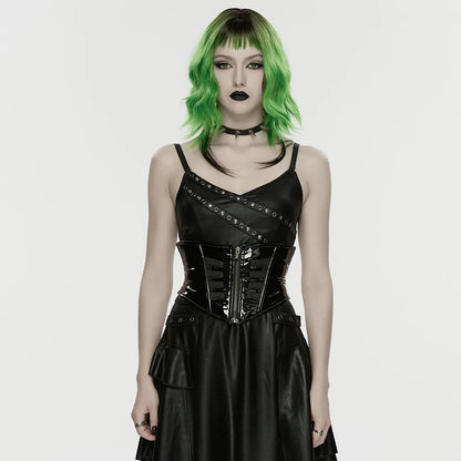 Punk Rave - Black Plasma Corset