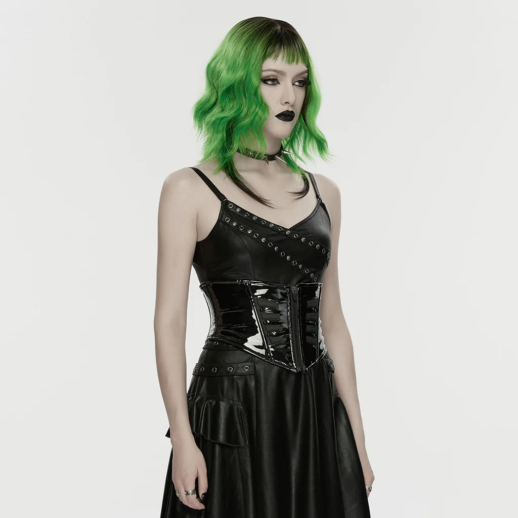 Punk Rave - Black Plasma Corset