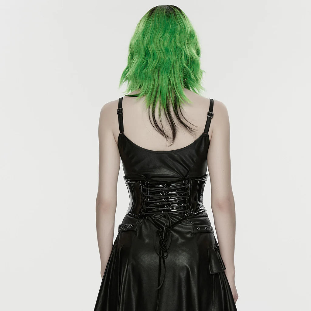 Punk Rave - Black Plasma Corset