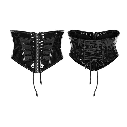 Punk Rave - Black Plasma Corset