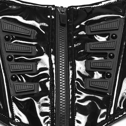 Punk Rave - Black Plasma Corset