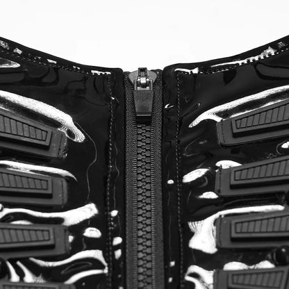 Punk Rave - Black Plasma Corset