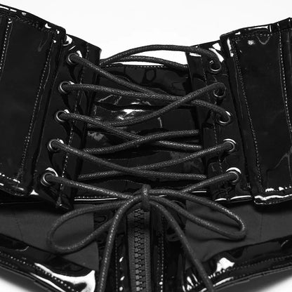Punk Rave - Black Plasma Corset