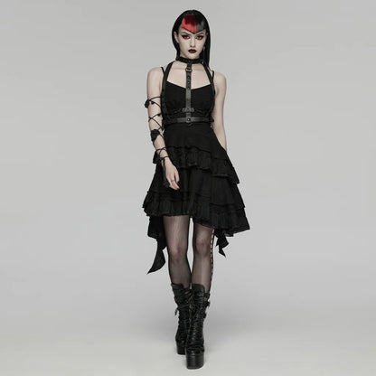 Punk Rave - Necromancer Vertebrae - Spine Harness Zwart