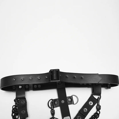 Punk Rave - Necromancer Vertebrae - Spine Harness Zwart
