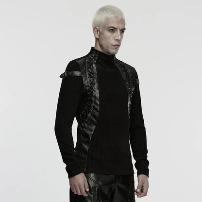 Cimeries Lace-Up Punk Top