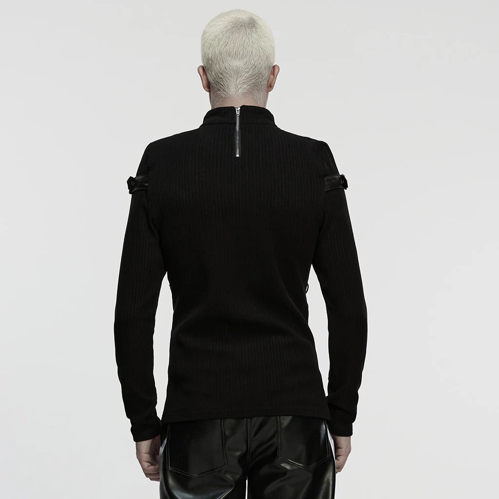 Cimeries Lace-Up Punk Top