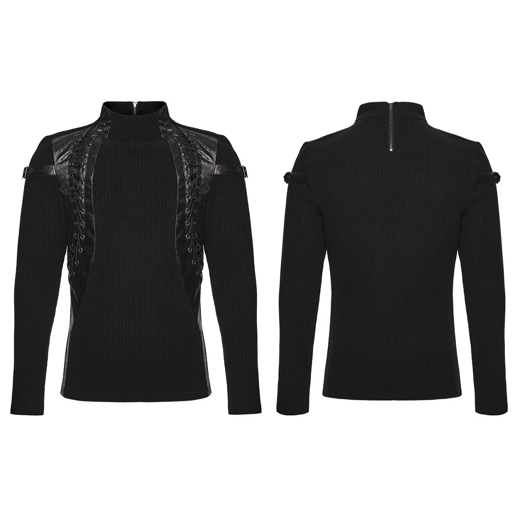 Cimeries Lace-Up Punk Top