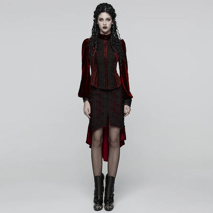 Obsidian Roses Red Top