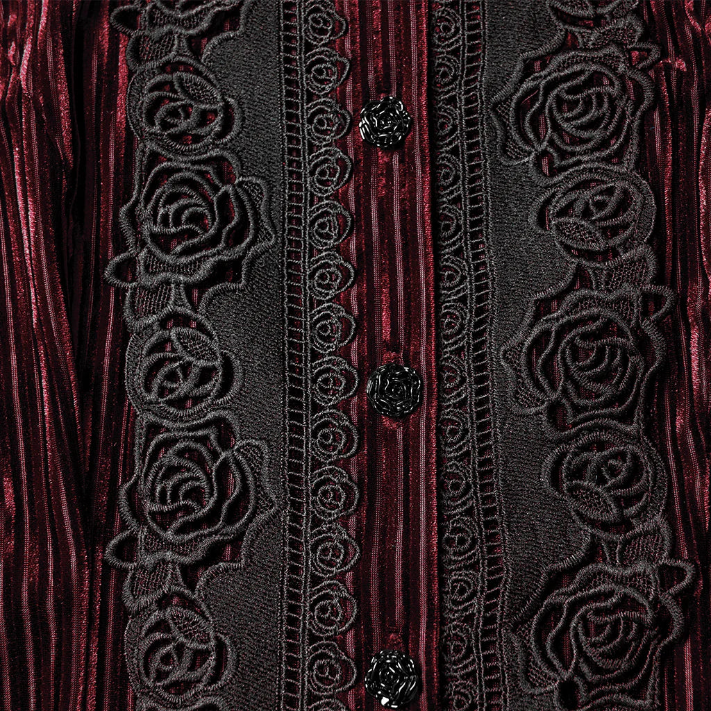 Obsidian Roses Red Top