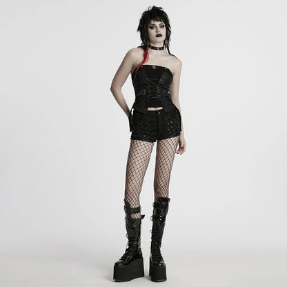 Snake Skin Tube Corset Top