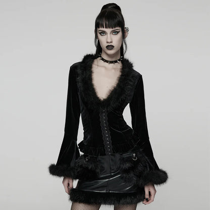 Miss Fur Long-Sleeved Top