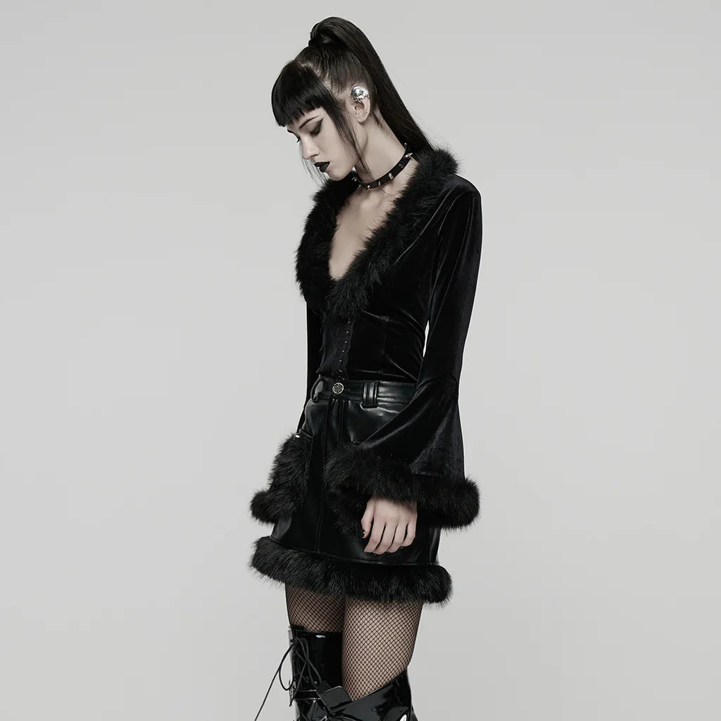 Miss Fur Long-Sleeved Top