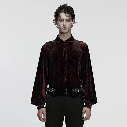 Imperium Nocturne Blood Velvet Shirt