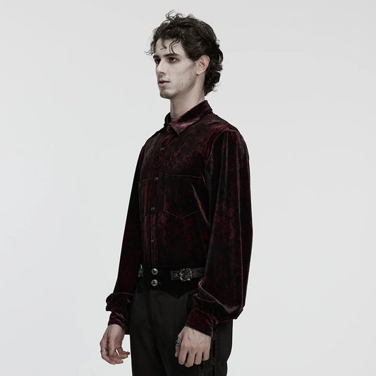 Imperium Nocturne Blood Velvet Shirt
