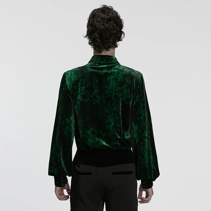 Imperium Nocturne Green Velvet Shirt
