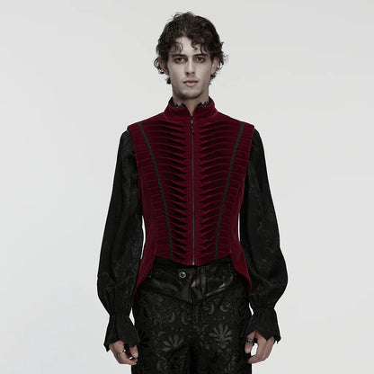Arcane Regent Black Velvet Vest