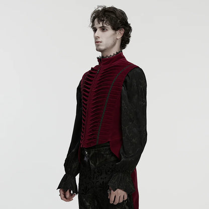 Arcane Regent Black Velvet Vest